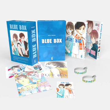 Copertina del libro "The Blue Box Edition" di Edizioni Star Comics, pubblicazione con illustrazione colorata e dettagliata.