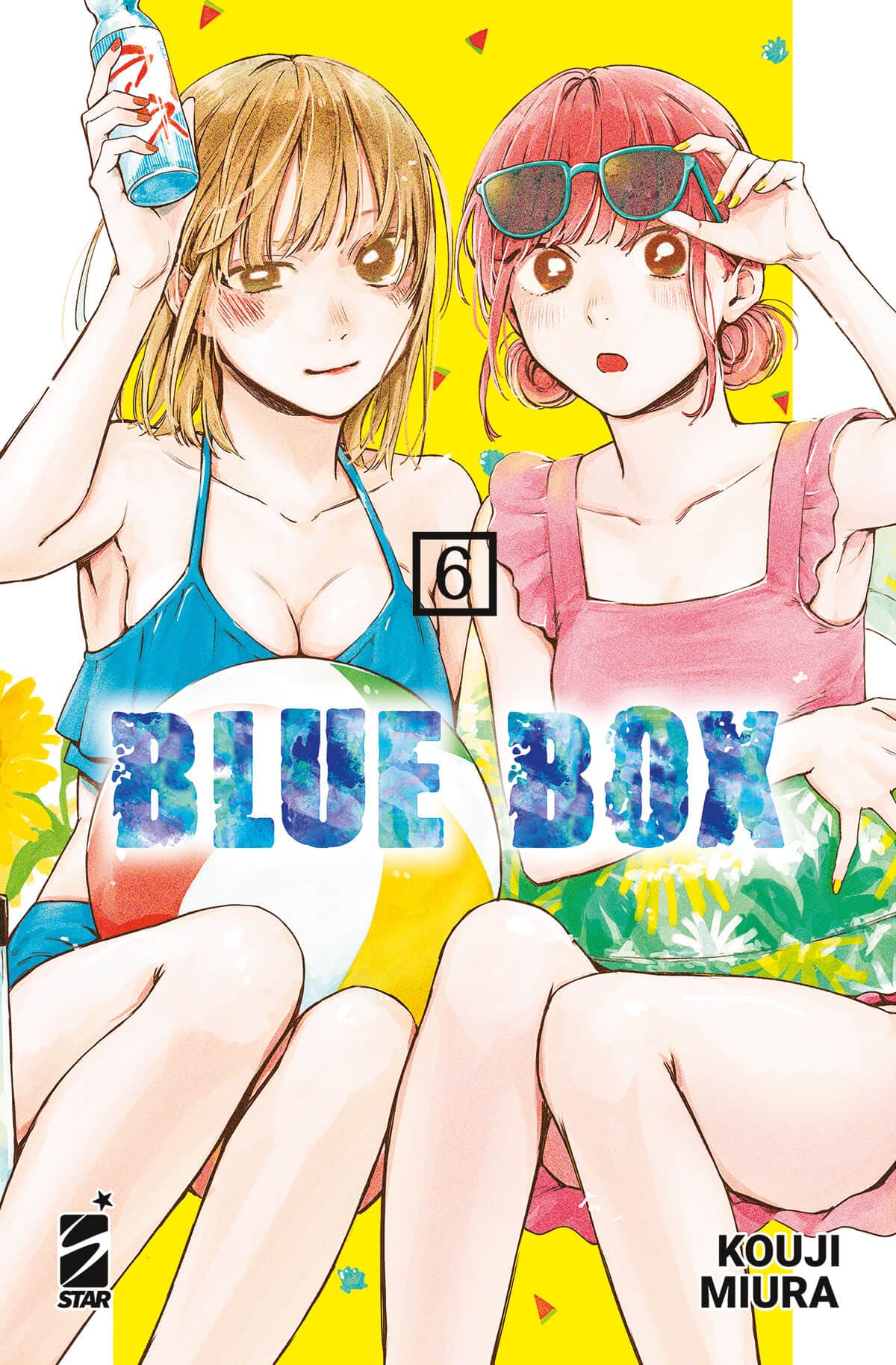 Box blu con 6 pubblicazioni edizioni Star Comics, dimensione 15 cm, mostra copertine colorate e design elegante