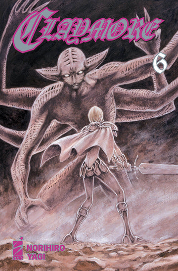 Copertina del volume CLAYMORE NEW EDITION 6 di EDIZIONI STAR COMICS, pubblicazione di fumetti giapponesi.