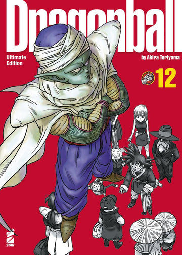 Copertina del volume Dragon Ball Ultimate Edition 12 pubblicato da Edizioni Star Comics, con personaggi e illustrazioni colorate.