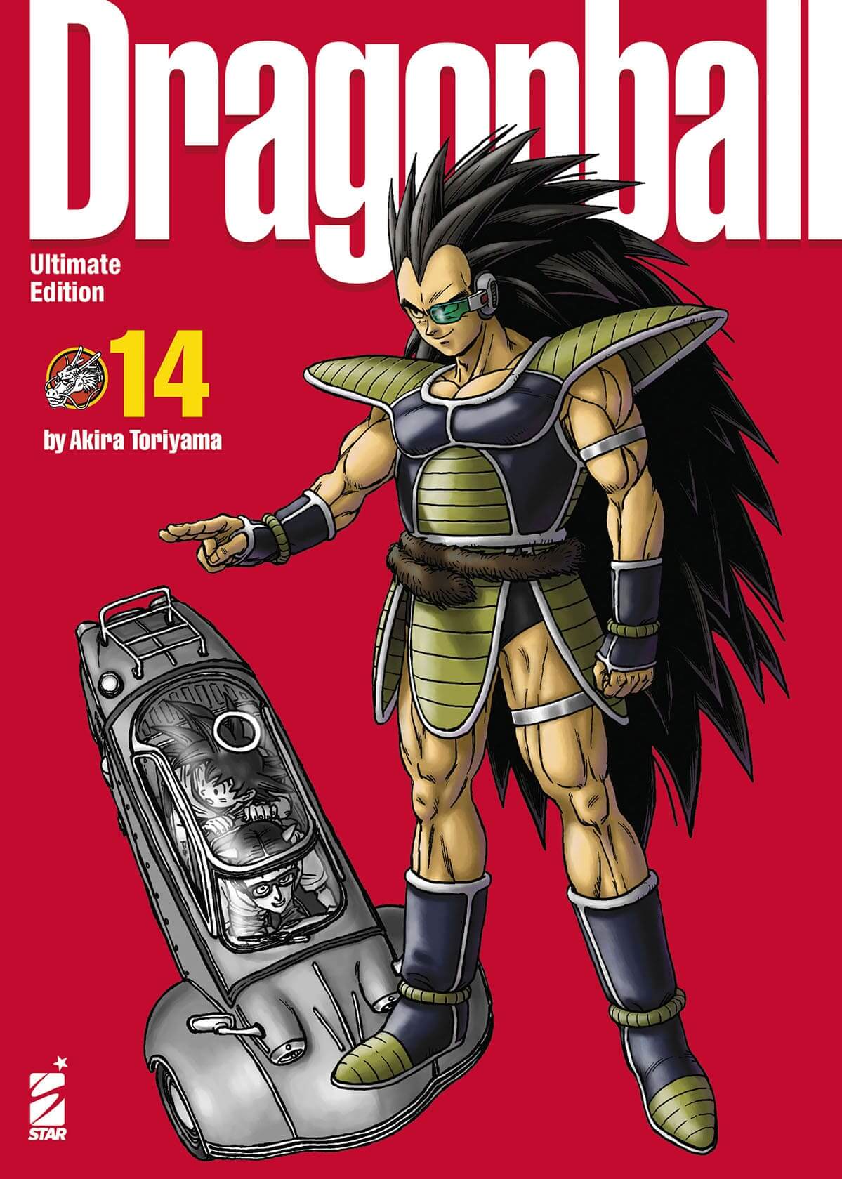 Copertina del volume Dragon Ball Ultimate Edition 14 di Edizioni Star Comics, con personaggi e illustrazioni colorate.