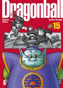 Copertina della pubblicazione Dragon Ball Ultimate Edition 15 di Edizioni Star Comics, con illustrazione di Goku e altri personaggi.