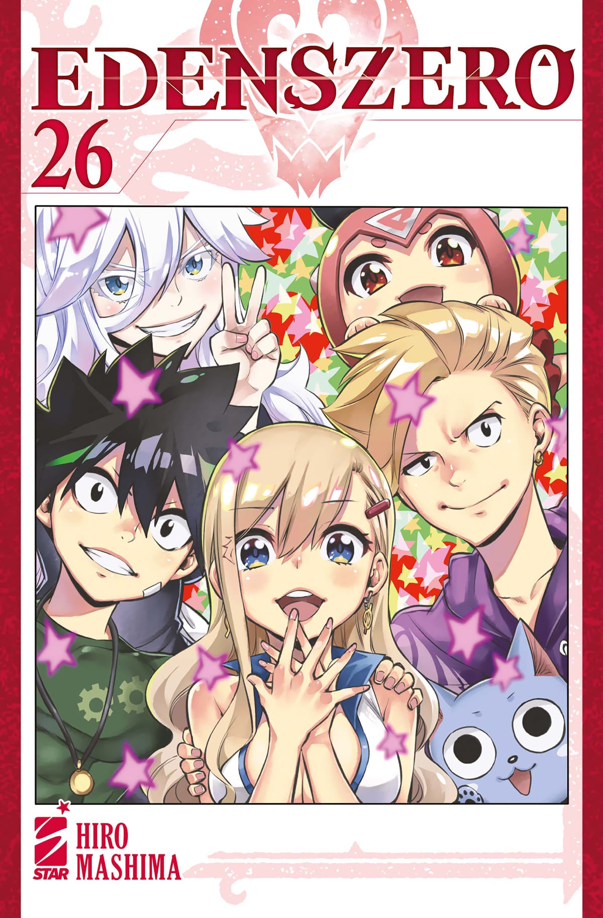Copertina del volume EDENS ZERO 26, pubblicazione di EDIZIONI STAR COMICS con illustrazione del manga.
