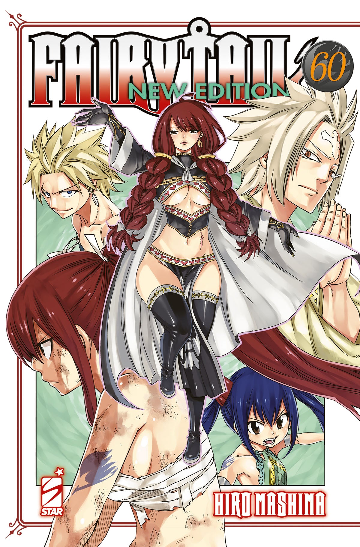 Copertina del volume Fairy Tail New Edition 60 di Edizioni Star Comics, con illustrazione colorata e titolo in evidenza.