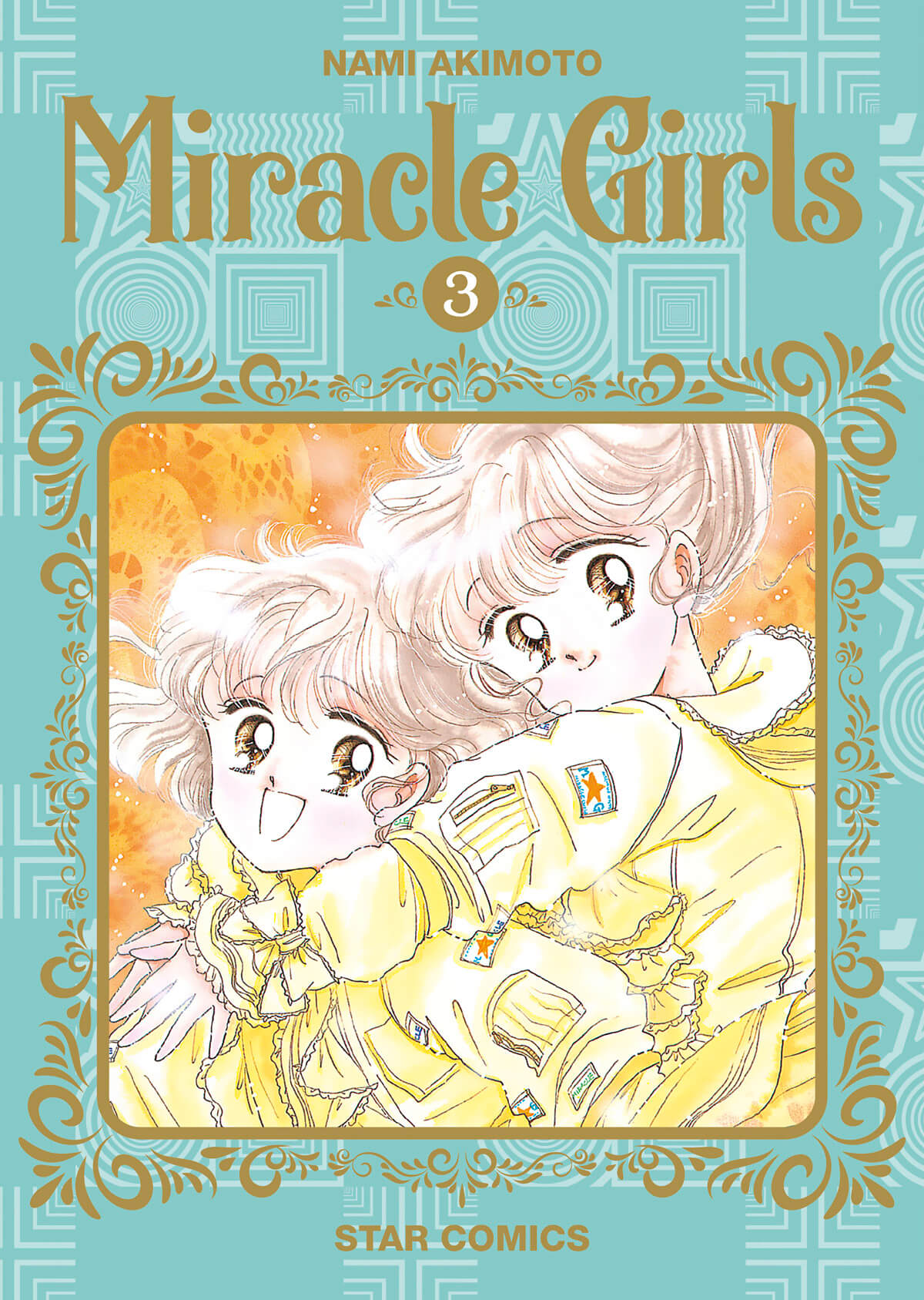Copertina della pubblicazione Miracle Girls 3 di Edizioni Star Comics, con illustrazione colorata e dettagliata del fumetto.