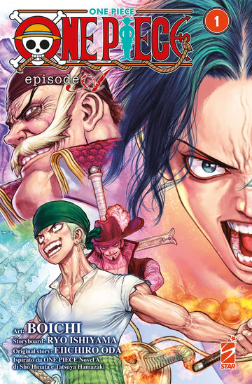 Copertina del volume ONE PIECE EPISODE A VOL.1, pubblicazione di Edizioni Star Comics con personaggi di One Piece.