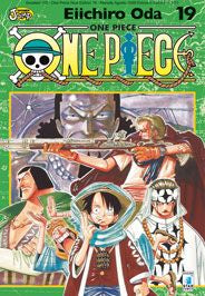 Copertina del volume ONE PIECE NEW ED. 19 - GREATEST 115, pubblicazione di EDIZIONI STAR COMICS, con personaggi principali in primo piano