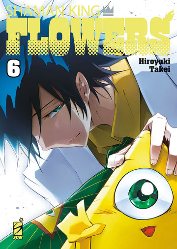 Copertina del volume 6 di SHAMAN KING FLOWERS, pubblicazione di Edizioni Star Comics con illustrazione colorata e dettagliata