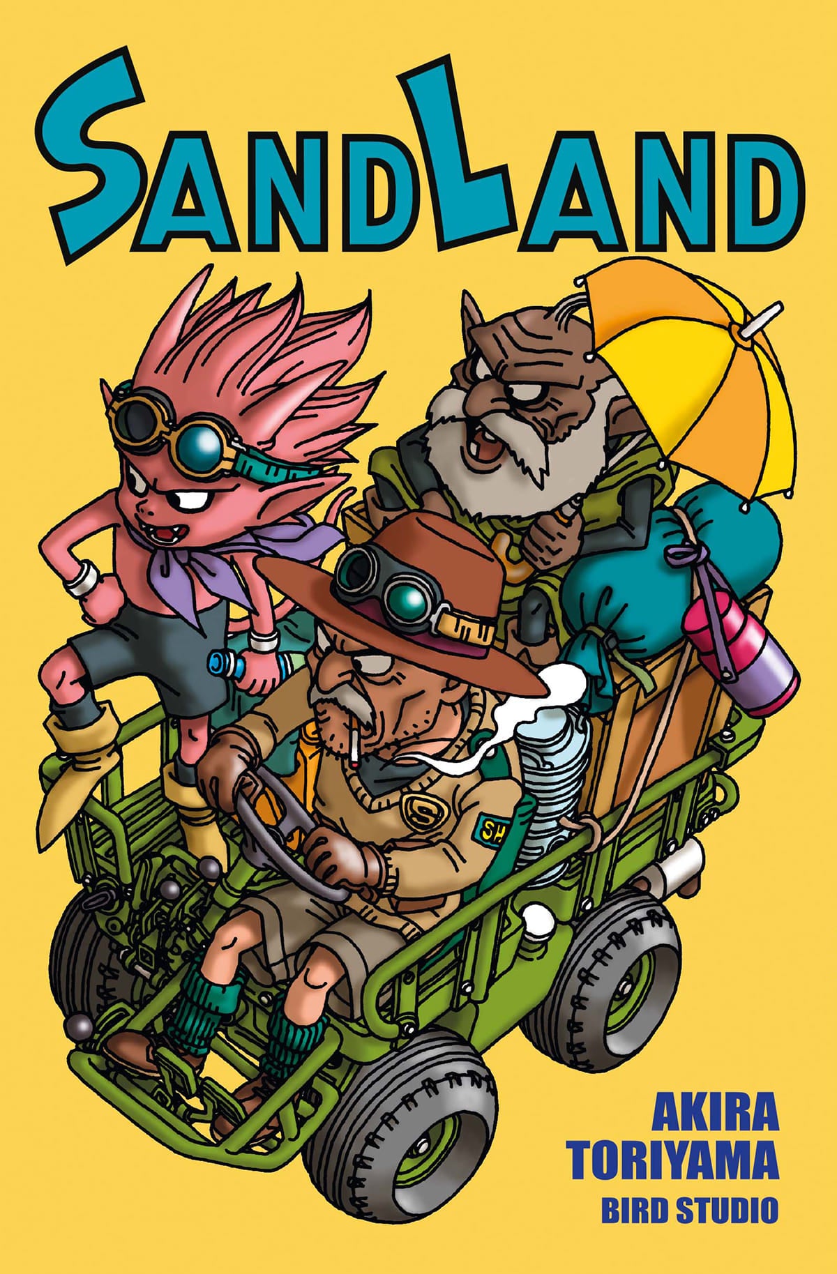 Copertina della pubblicazione Sand Land New Edition di Edizioni Star Comics, con illustrazione dettagliata e titolo in evidenza.