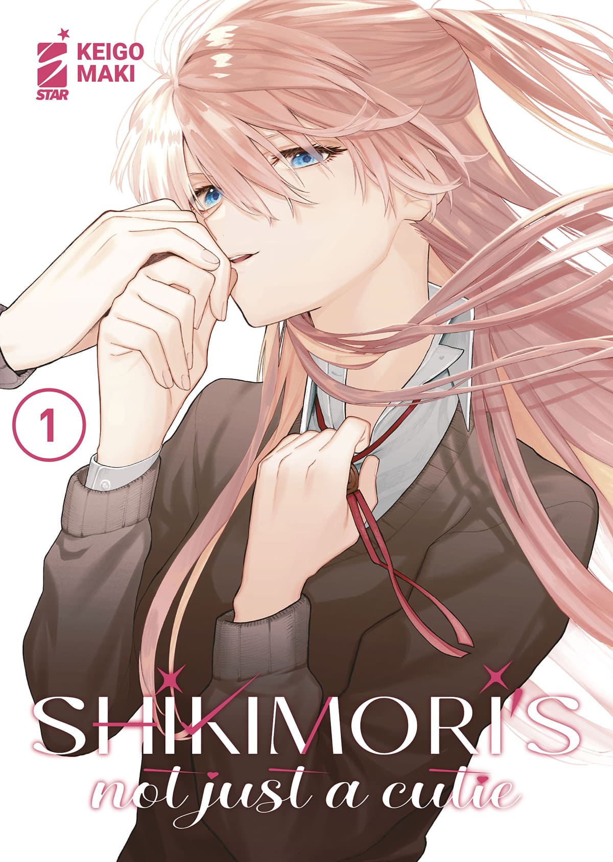 Copertina del primo volume di "Shikimori's Not Just a Cutie" pubblicato da Edizioni Star Comics, con protagonista giapponese in primo piano.