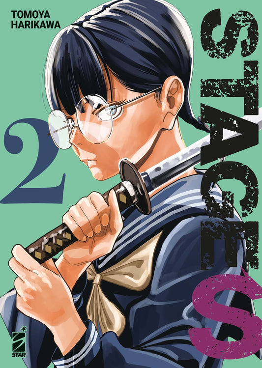 Copertina di pubblicazione "STAGE S 2" di Edizioni Star Comics, mostra illustrazione e titolo in copertina