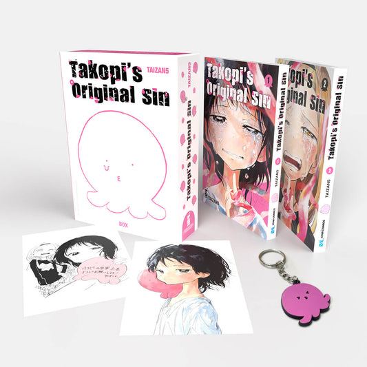 Copertina della pubblicazione TAKOPI'S ORIGINAL SIN di Edizioni Star Comics, con illustrazioni e dettagli della copertina.