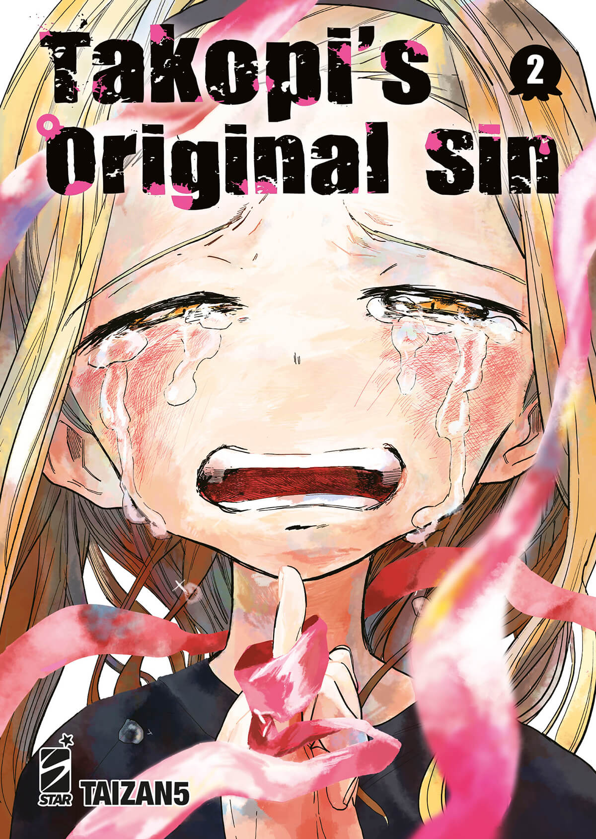 Copertina del libro TAKOPI'S ORIGINAL SIN 2, pubblicazione di Edizioni Star Comics, con illustrazioni e testo sulla cover