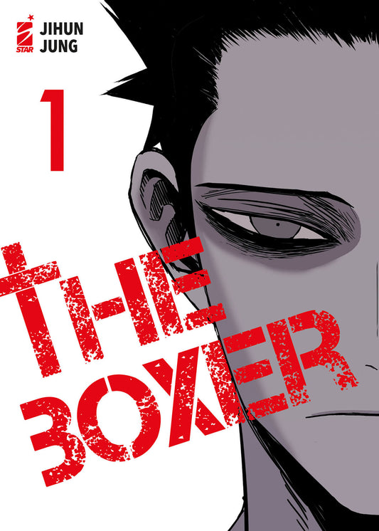 Copertina del fumetto "The Boxer 1" delle Edizioni Star Comics, pubblicazione di fumetti con illustrazioni dettagliate e titolo evidente.