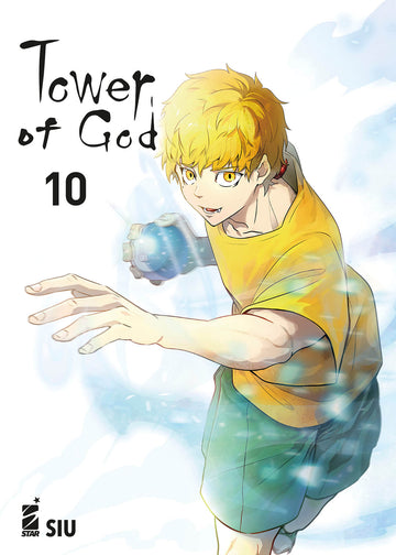 Copertina del volume 10 di Tower of God, pubblicazione di Edizioni Star Comics, con illustrazione colorata e dettagliata