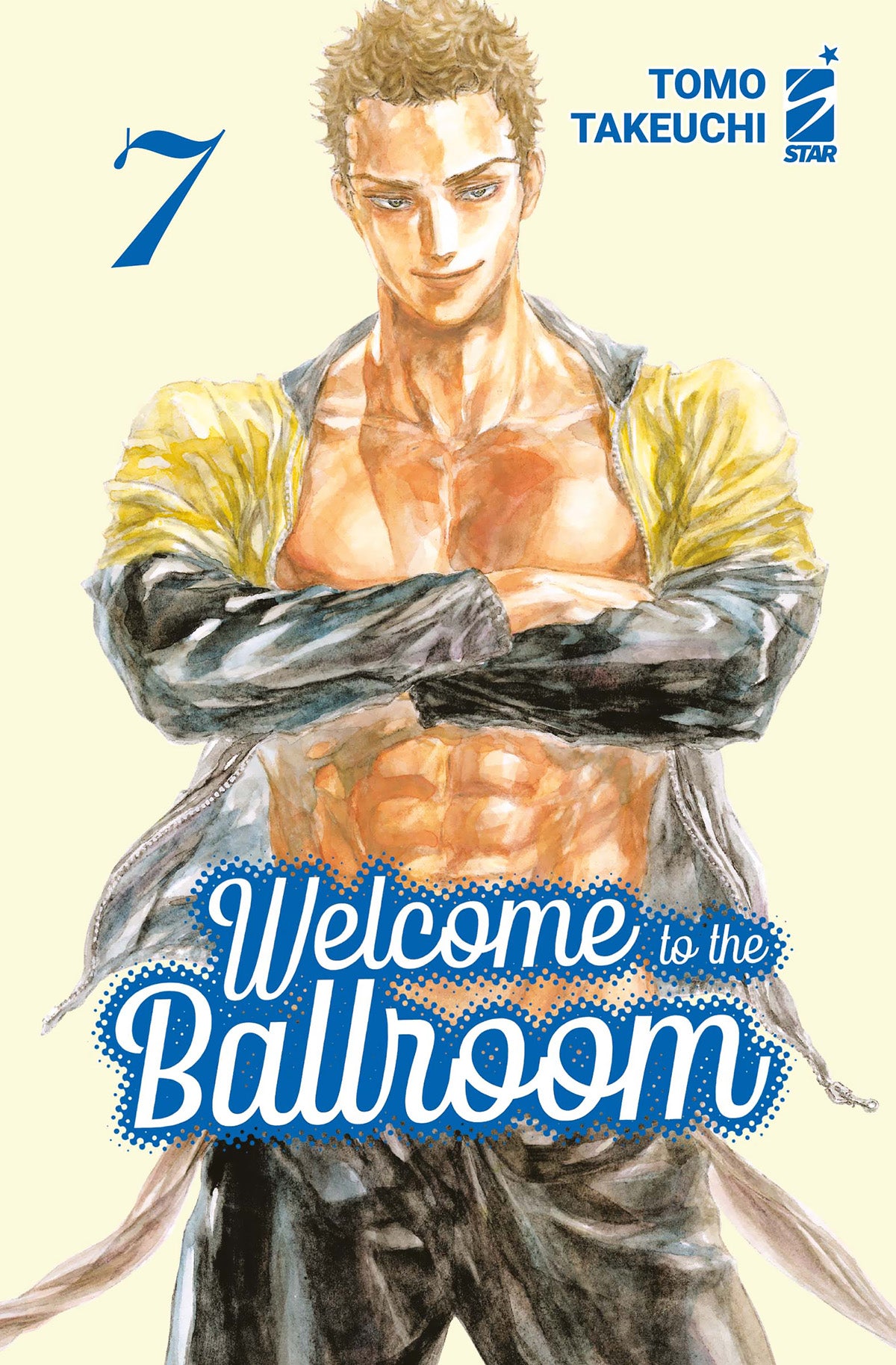 Copertina del libro "Welcome to the Ballroom 7" di Edizioni Star Comics, mostra la scena principale del volume.