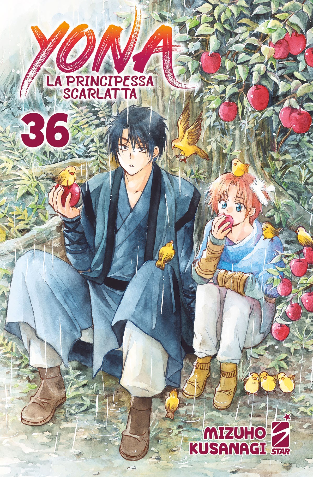 Copertina del libro YONA - La principessa scarlatta, pubblicazione di Edizioni Star Comics.