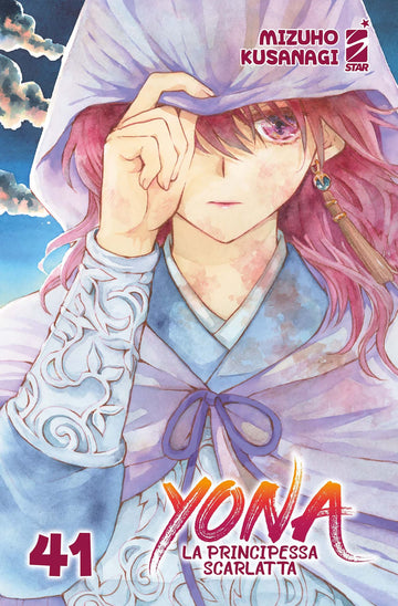 Copertina del fumetto YONA - La principessa scarlatta, pubblicazione di Edizioni Star Comics, con illustrazione della protagonista.