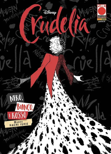 CRUDELIA NERO, BIANCO E ROSSO MANGA