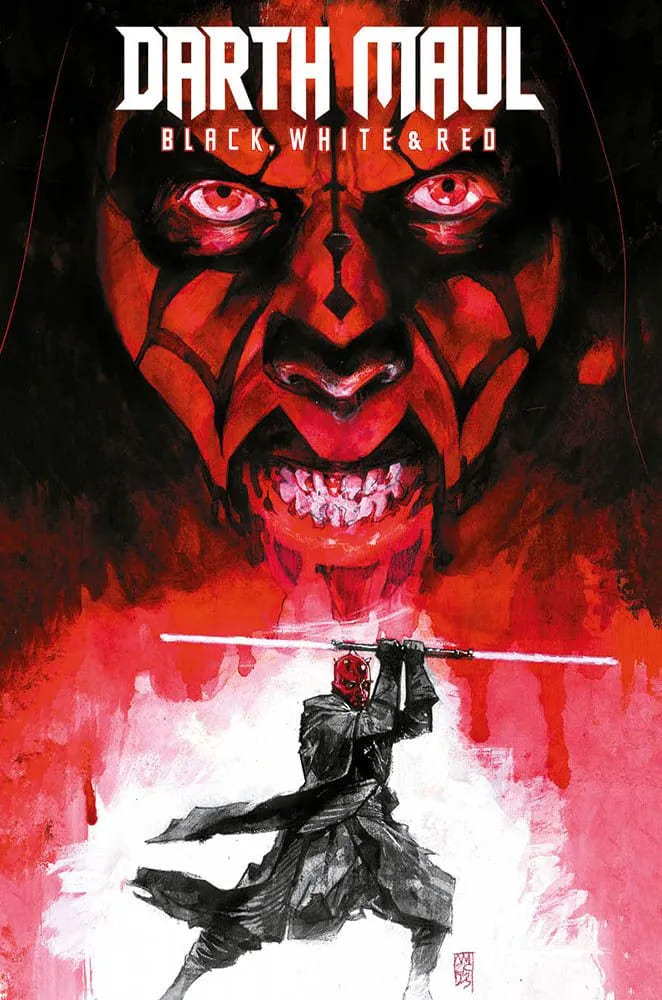 DARTH MAUL - BLACK, WHITE E RED