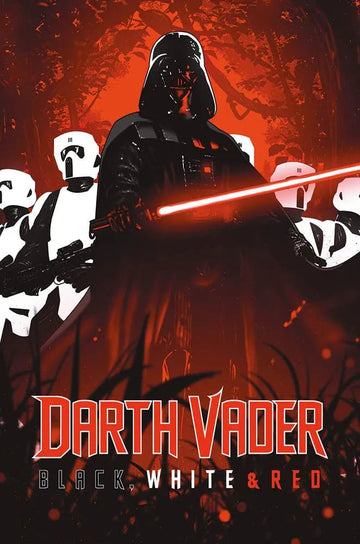 DARTH VADER - BLACK,WHITE & RED