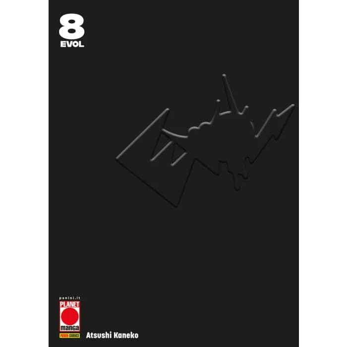 Copertina di pubblicazione EVOL 8 di Panini Comics con illustrazione artistica e dettagli grafici.
