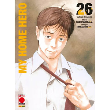 Copertina della pubblicazione MY HOME HERO 26 di Panini Comics, con illustrazione originale e dettagli della serie manga.