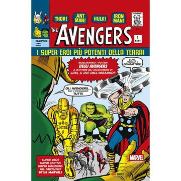 Rivista Marvel Avengers Edition Panini Comics con copertina colorata e dettagli di personaggi dei supereroi Marvel.