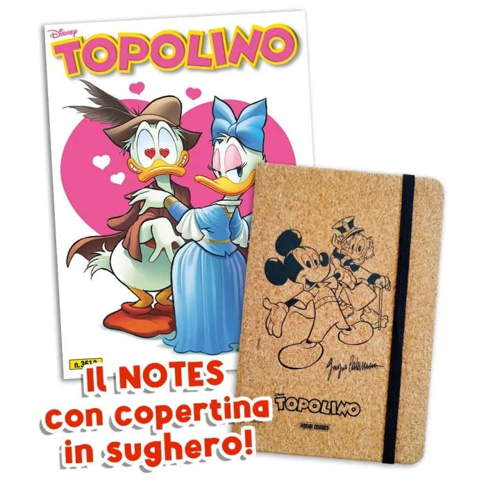 TOPOLINO 3612 + NOTES SUGHERO