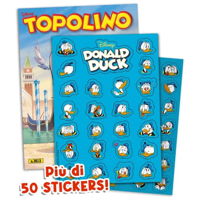 TOPOLINO 3613 + ADESIVI DI PAPERINO