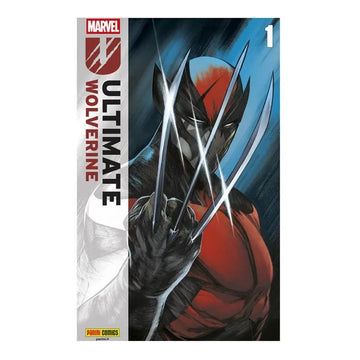 Copertina di pubblicazione "Ultimate Wolverine 1" di Panini Comics con illustrazione di Wolverine in primo piano