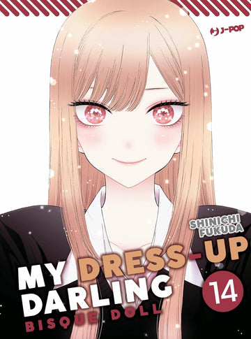 Bambola bisquit MY DRESS UP DARLING da 14 cm, pubblicazione J-POP EDITORE, dettagliata con abbigliamento e accessori.