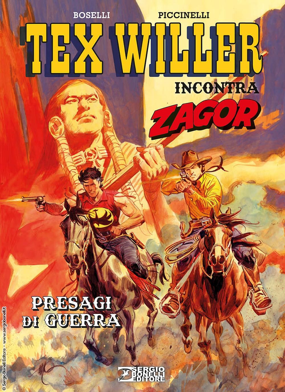 TEX WILLER E ZAGOR PRESAGI DI GUERR